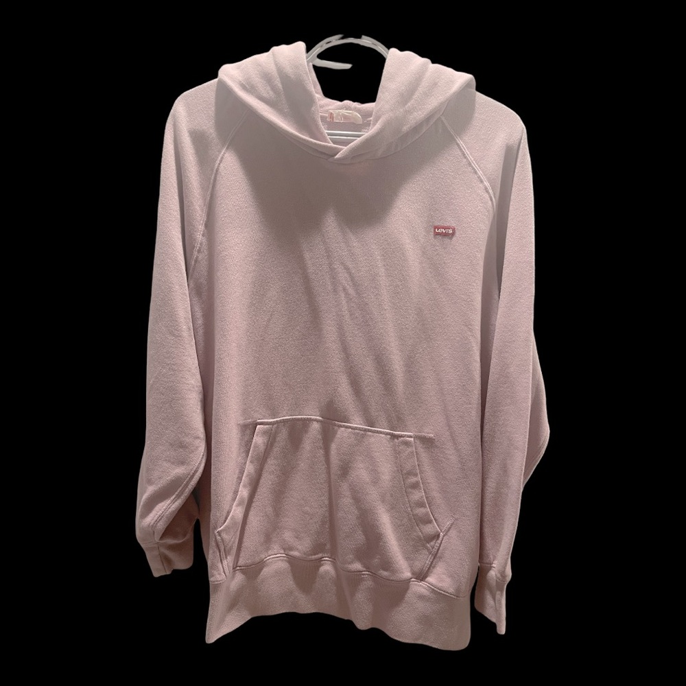 XL Levi’s hoodie, light pink/lavender color